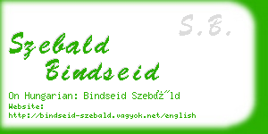 szebald bindseid business card